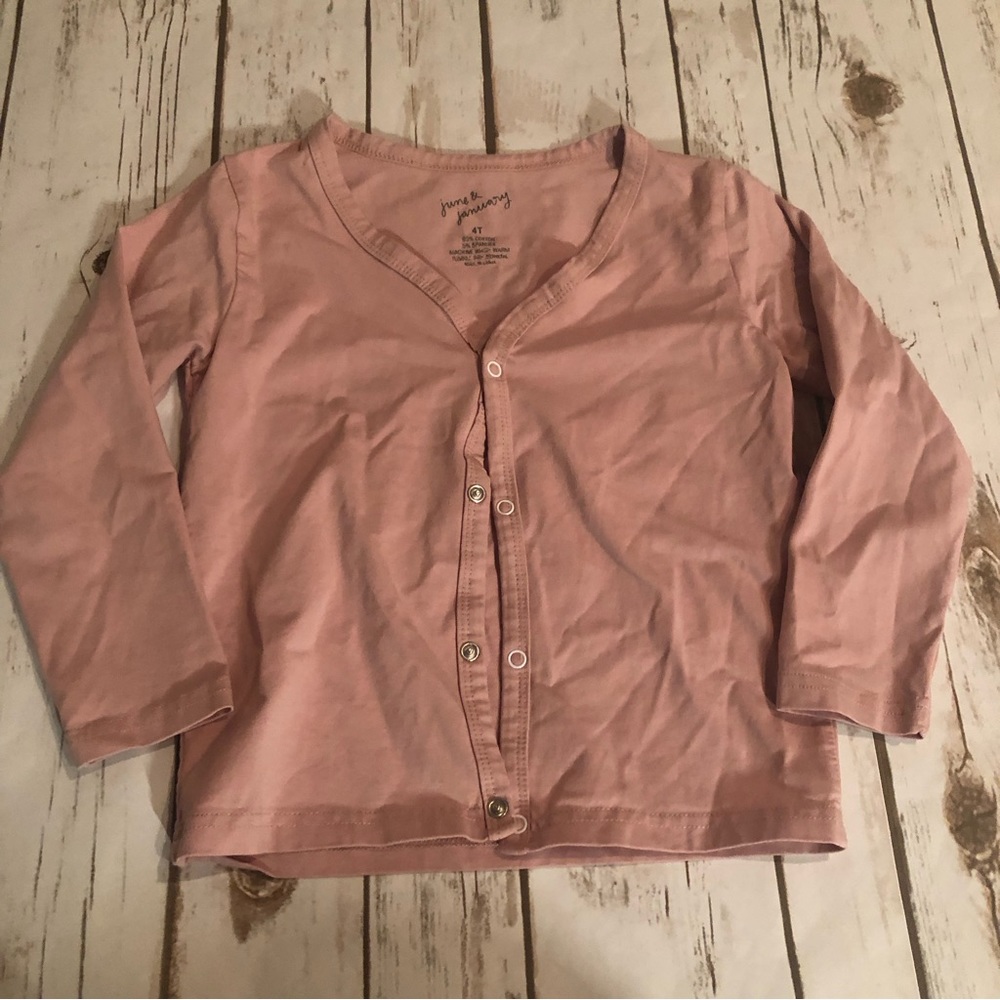 June & January pink cardigan